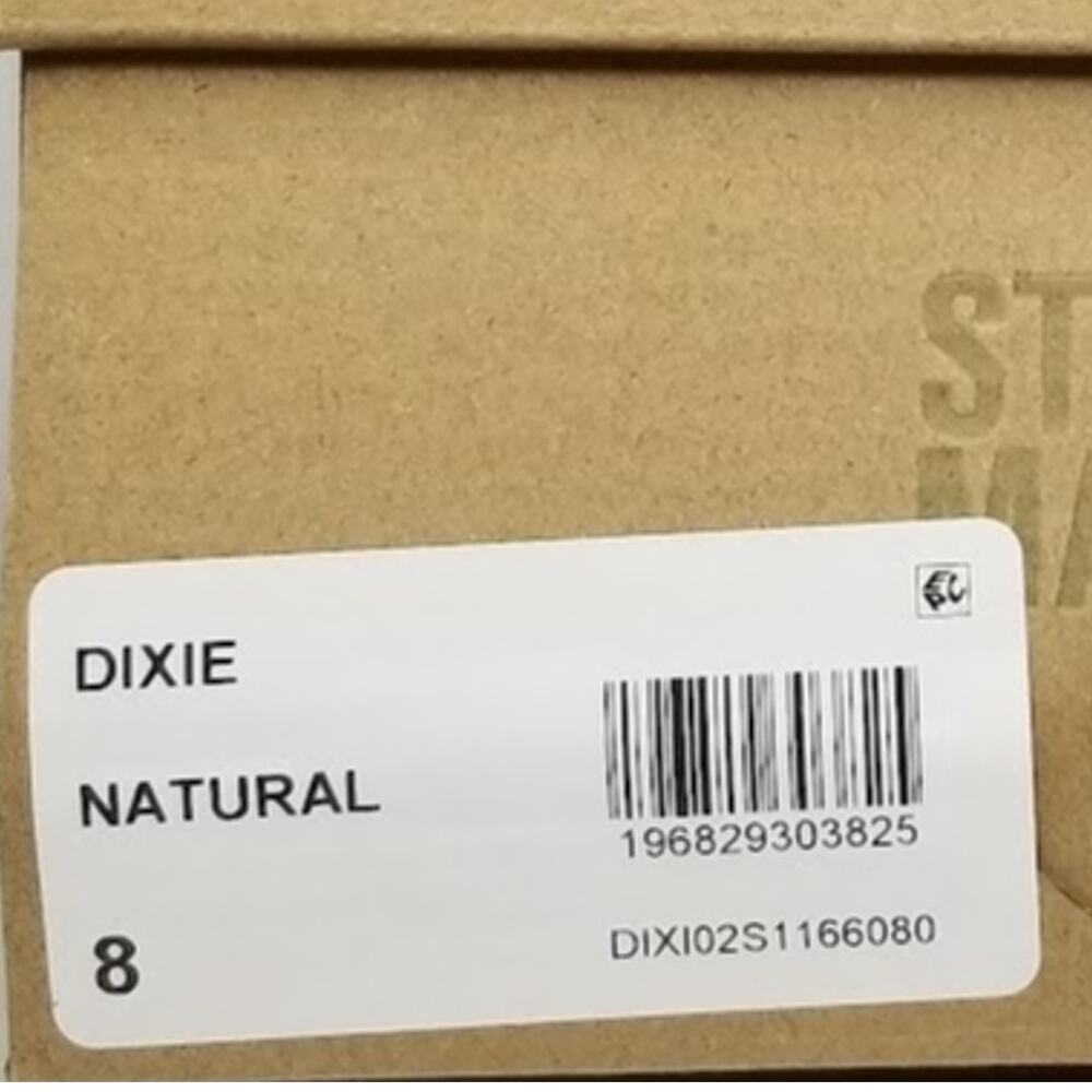 Steve Madden Women's Dixie Comfort Slip On Slide Sandals Size 8 Natural NWT - Picture 7 of 7